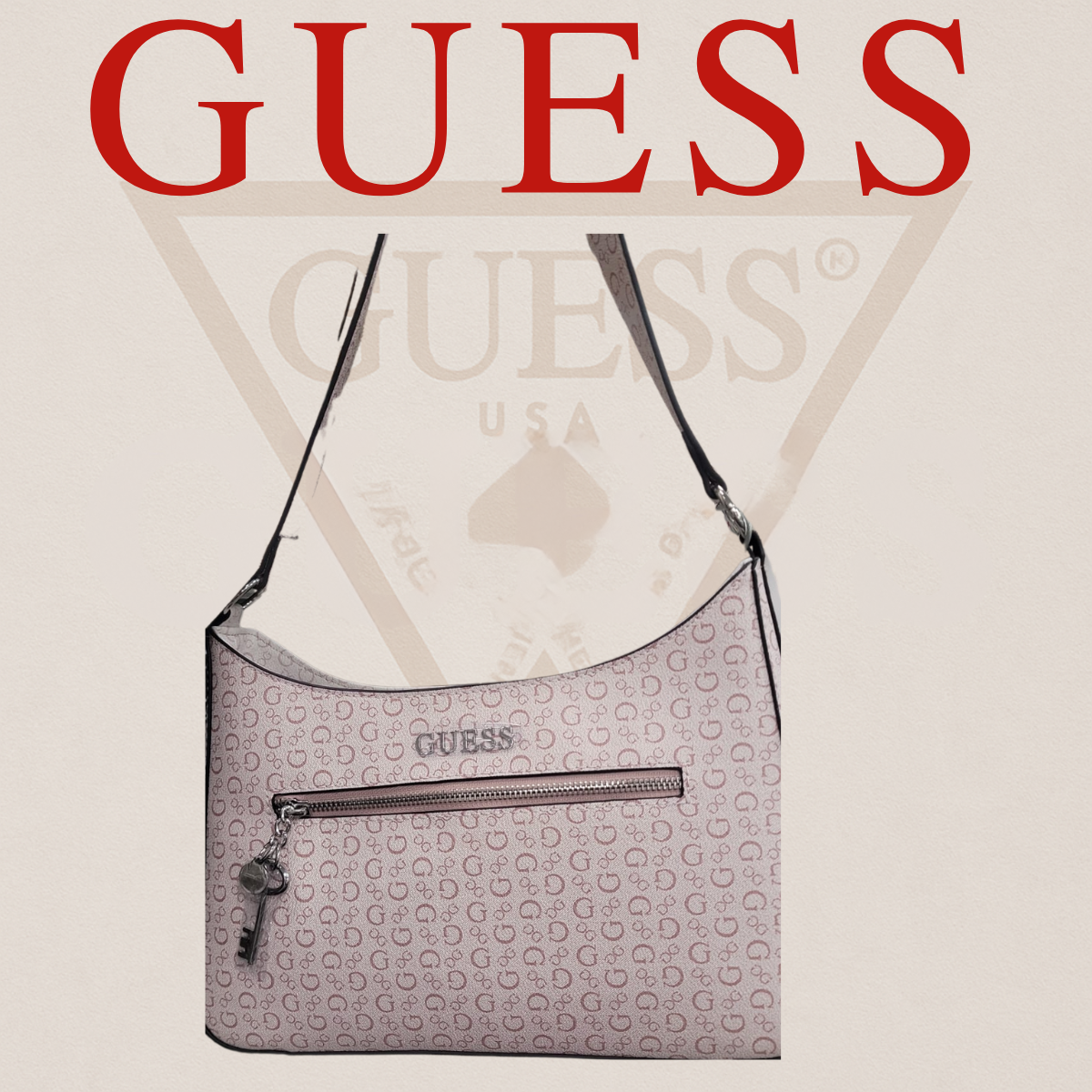 CARTERA GUESS ROSA MONOGRAM